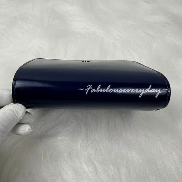 Coach Medium Corner Zip Wallet In Leather/Gold/True Navy CV526 NWT - Picture 7 of 7